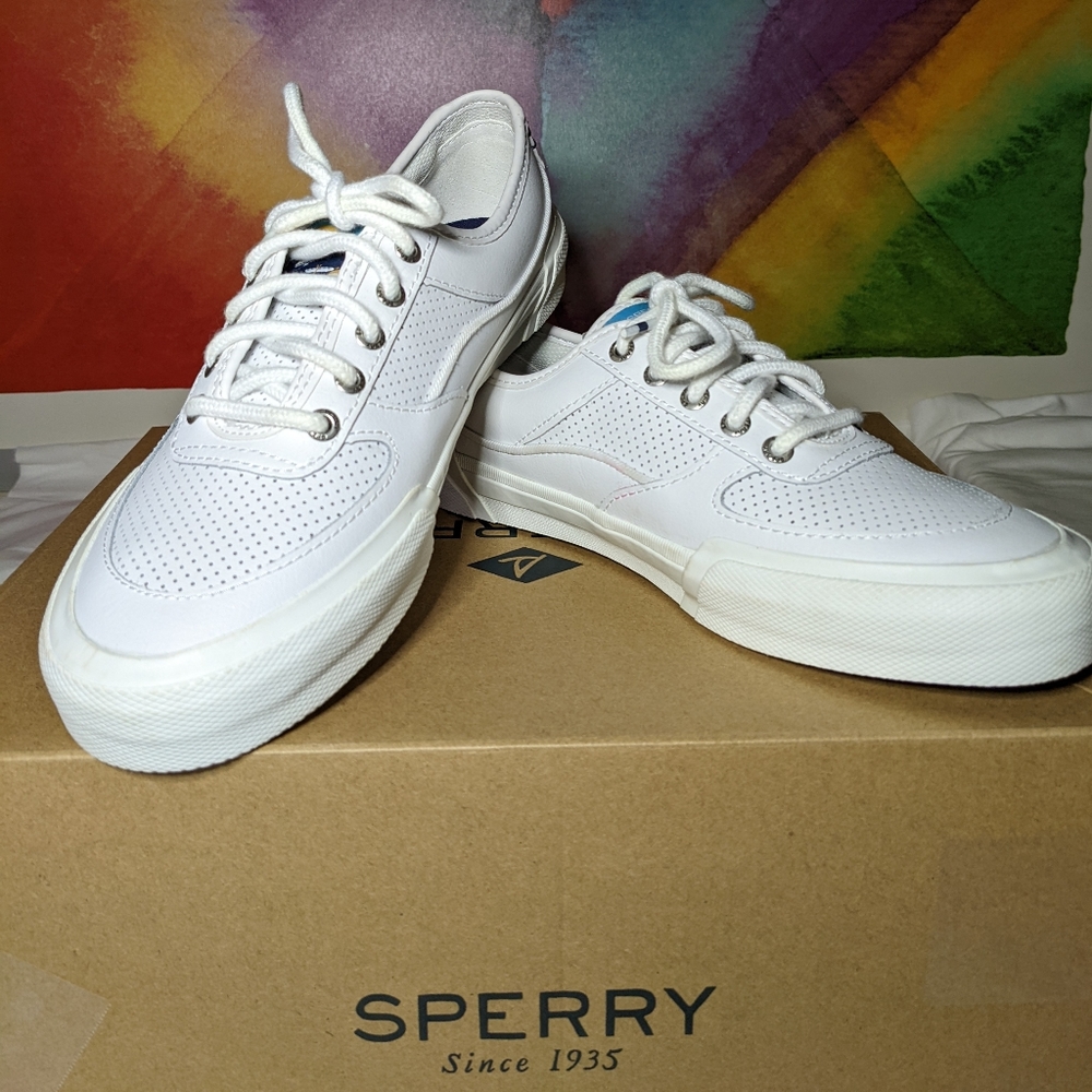 Sperry Soletide White New Size 8